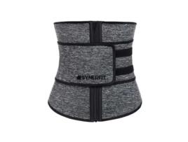 Cinto de suor em neoprene e lycra com velcro duplo e fecho SYNERFIT FITNESS