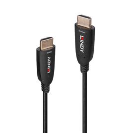 Cabo HDMI LINDY OPTIC HYBRID Preto
