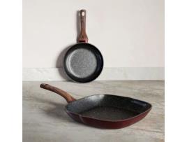 Trem de Cozinha JOMAFE Velvet Grelhador + Frigideira Vermelho (2 Und)