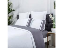 Capa de Edredão COTTON ARTEAN Saten (Branco - 260x240 cm - Algodão)