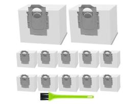 Pacote com 12 sacos de pó para Roborock Q7 Max/q7 Max+/Q7 Max Plus