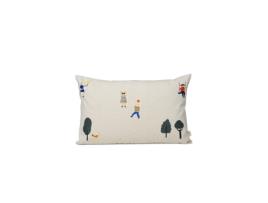 Almofadas Decorativas FERM LIVING (60 cm x 40 cm - Algodão - Branco)