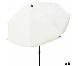 Parasol Aktive 240 x 230 x 240 cm Bege (6 Unidades)