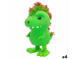 Peluche Eolo Jiggly Pets Dinossauro 10 x 20,5 x 15 cm Plástico (4 Unidades)