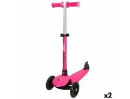 Patinete Scooter Eezi Cor de Rosa 2 Unidades