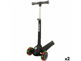 Patinete Scooter Eezi Preto 2 Unidades