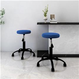 vidaXL Cadeiras de jantar 2 pcs veludo azul