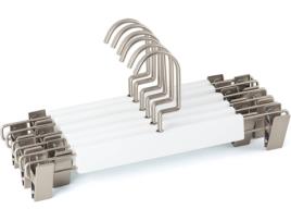 Conjunto de Cabides  Rita (Branco - Madeira - 15 x 32 x 2,5 cm)