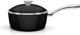 Panela TRAMONTINA Lyon para Indução Preto (20 cm - Alumínio)