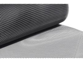 Malha de Jardim  Plástico Quadrada 10 mm Cinza (1 x 25 m)