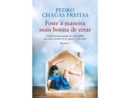 Livro Foste a maneira mais bonita de errar de Pedro Chagas Freitas (Português)