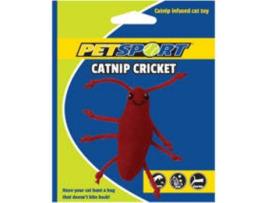 Peluche para Gato  Catnip Grilo Vermelho