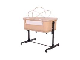 Berço Co-sleeping  Milano Beige Alumínio (57 x 14 x 101 cm)