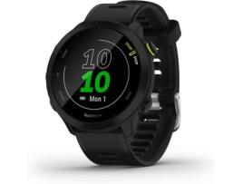 Relógio Desportivo GARMIN Forerunner 55 (Bluetooth - Até 15 dias de autonomia - Preto)