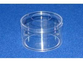 Comedouro para Aves  Redondo com Buraco (Transparente)