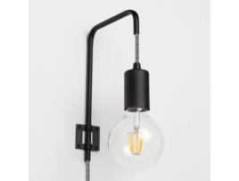 Candeeiro  Alli (Aço - Preto - 25,5 x 15,5 x 16,5 cm)