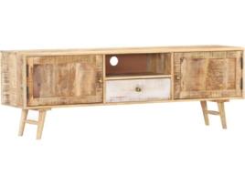 Móvel de TV VIDAXL 287367 (140x30x45 cm - Madeira - Castanho) 