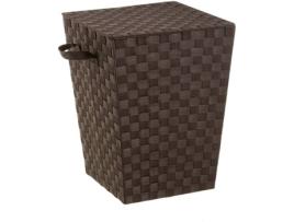 Cesto De Roupa  De Polipropileno Castanho (50x38x38 cm)