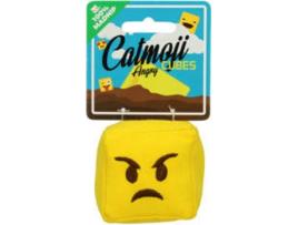 Peluche para Gato CATMOJI Emoji irritado Cube com MadNip