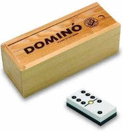 Jogo de Tabuleiro  Dominó Chamelo En Caja De Madera (Idade Mínima: 6)