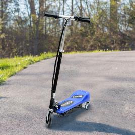 HomCom® Trotinete Eléctrico Tipo Scooter com Guiador Ajustável – Cor Azul - 81.5x37x96cm