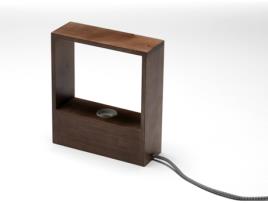 Candeeiro de Mesa ELS BANYS Tribu (Castanho - E27 - Máx. 40W - Madeira)