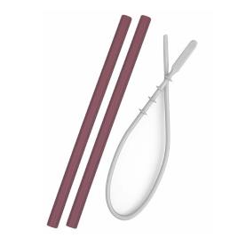 Minikoioi Palhinhas de Silicone Flexíveis Rose & Brush 2unid.