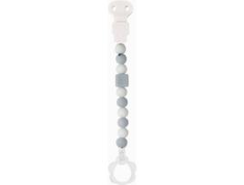 Porta - Chupeta  Silicone  (24cm - Cinza)