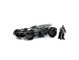 Set Figura e carro metal - Batman + Batmobile  Justice League 1:24