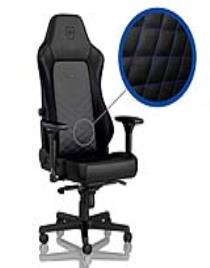 Cadeira noblechairs HERO PU Leather Preto / Azul