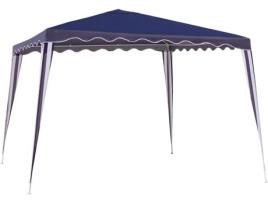 Pérgola  Ventilação Superior (Azul - 300x300x250 cm - Aço)