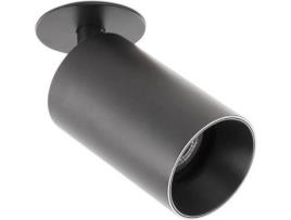 Candeeiro de Teto  Stan (Preto - GU10 - Máx. 8W - Alumínio - PC)