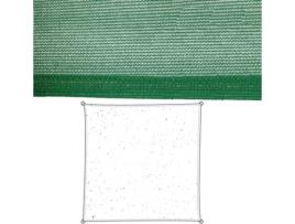 Toldo LOLAHOME Quadrado (Verde - 5x5 m - Fibra)