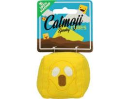 Peluche para Gato CATMOJI Emoji Spooky Cube com MadNip