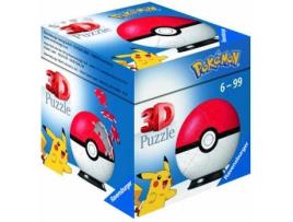 Puzzle 3D  Pokémon Pokéball Classic (Idade Mínima: 6 Anos - 55 Peças)