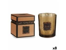 Vela Perfumada Baunilha 8 x 9 x 8 cm (8 Unidades)