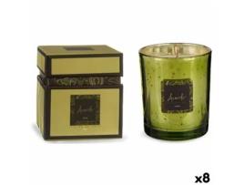 Vela Perfumada Lima Chá Verde 8 x 9 x 8 cm (8 Unidades)