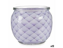 Vela Perfumada Lavanda 7,5 x 6,3 x 7,5 cm (12 Unidades)