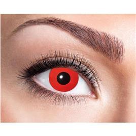Lentes De Contacto De Fantasia Diabo Vermelho