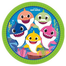 Pratos 23cms Baby Shark