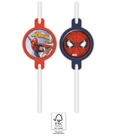 Palhinhas De Papel Spiderman - Crime Fighter