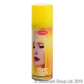 Tinta Para Cabelo Em Spray Amarelo