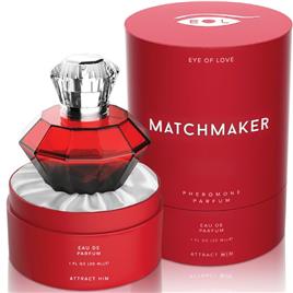 EYE OF LOVE - PERFUME DE DIAMANTE VERMELHO MATCHMAKER ATTRACT HIM 30ML