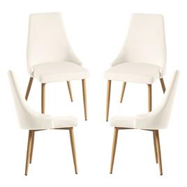 Presentes Miguel - Pack 4 Cadeiras Stoik Wood - Beige