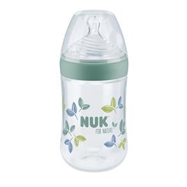 Nuk For Nature Biberão com Tetina Silicone M Verde 260 ml