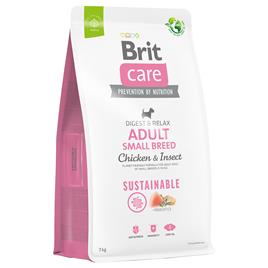 Brit Care Sustainable Adult Small Breed com frango e insetos - Pack económico: 2 x 7 kg