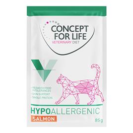 Concept for Life Veterinary Diet Hypoallergenic com salmão em saquetas - Pack económico: 48 x 85 g