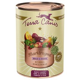 Terra Canis Ragout 6 x 385 g comida húmida para cães - Caça e frango com abóbora, pera e tomilho