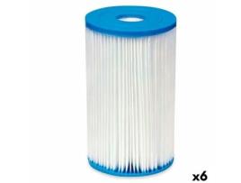 Filtro para Depurador Intex Recarga Tipo B (6 Unidades)