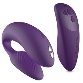 VIBRADOR WE VIBE CHORUS CASAIS COM SQUEEZE CONTROL - ROXO